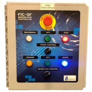 Interlock controller for sand filters